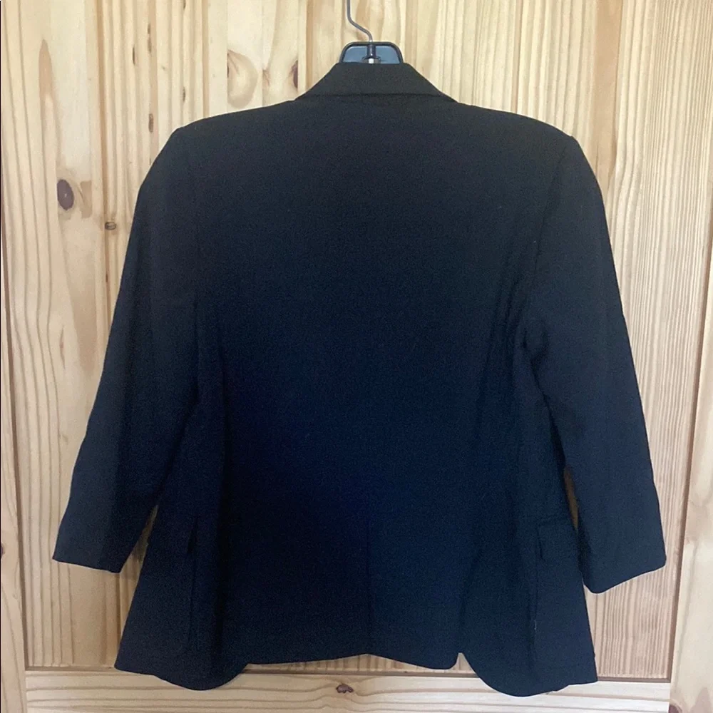 Black Blazer with Striped Lining - Picture 4 of 5